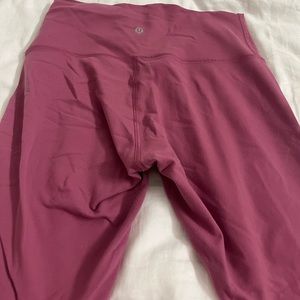 Pink Lululemon Leggings SIZE 8